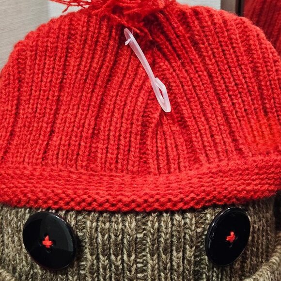 70s DELUX SOCK MONKEY PULL ON ADULT HAT - Picture 4 of 6